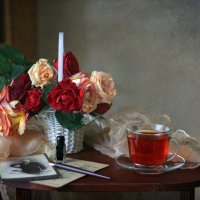 Этюд с увядающими розами :: lady-viola2014 -