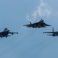 МАКС 2015. Су-34, Т-50 и Су-35С :: Андрей Воробьев