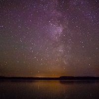 Звездное небо над озером :: Славомир Вилнис