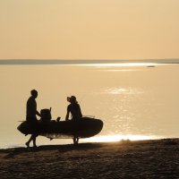 Рыбаки на Финском заливе :: Мария Кондрашова