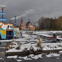 Волгореченск. Осень 2015, первый снег. :: Иван Торопов