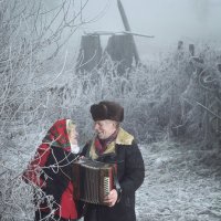 Зима в деревне :: Eugenia Kovalyova