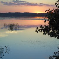 закат на озере :: Татьяна Ситникова 