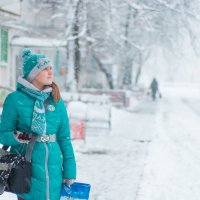 По дороге в школу (Первый снег) :: Руслан Кокорев