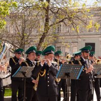 Военный оркестр на Тверском бульваре, на 9 мая :: Виктор Мальгин