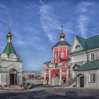 Кизический Введенский монастырь и Часовня Новомучеников и Исповедников Российских :: Марина Назарова
