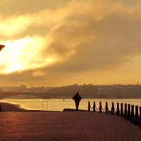 Утро,солнце и Нева. :: Владимир Гилясев