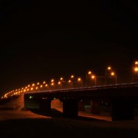 Огни ночного моста :: Сергей Алексеев