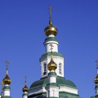 Купола Никольского храма в Армавире :: Игорь Сикорский