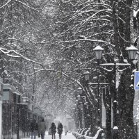 Снег в Пятигорске :: Мария Климова