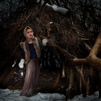 Творческая детская съемка "Аленушка в темном лесу" :: Татьяна Сафронова