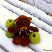 Яблоки на снегу... :: Екатерина Селедцова