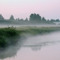 Утренний туман.Лето.Тверца. :: Павлова Татьяна Павлова