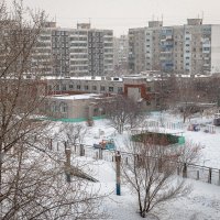Мартовский снегопад. :: Сергей Щелкунов