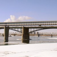 Три моста и метро. :: Мила Бовкун