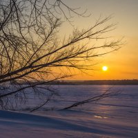 Закат на р. Кама :: Константин Каменский