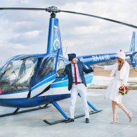 Свадьба Нади и Жени на вертолете. :: Анастасия Кочеткова 