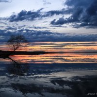 Закат на Плещеевом озере 22 апреля 2016года :: ЭН КА