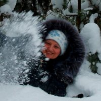 Радуемся снегу!!! :: Светлана Масленникова