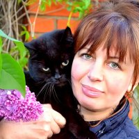 Лариса и её любимый кот Одессит! :: Михаил Столяров
