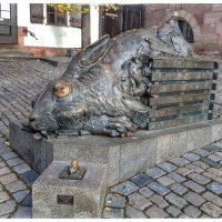 Памятник зайцу в Нюрнберге :: Николай Милоградский