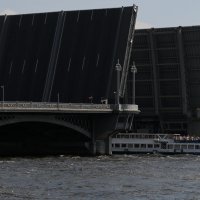 Развод Благовещенского моста.... :: tipchik 