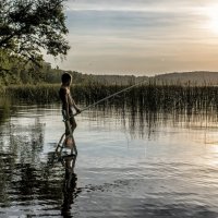 Evening on the lake :: Dmitry Ozersky