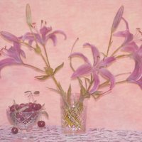 В дымке розовой нежных цветов :: galina tihonova
