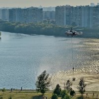 На тушении пожара :: Владимир Брагилевский