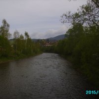 Горная   река   в   Ворохте :: Андрей  Васильевич Коляскин