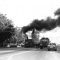Пожар на Ленинском проспекте 1 :: Борис Александрович Яковлев 