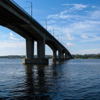 Мост через Волгу в Костроме. :: Владимир Безбородов