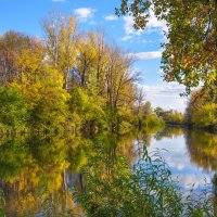 Осень на реке Деме :: Сергей Тагиров