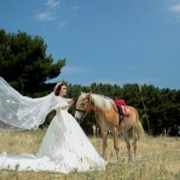 фотосет на природе. модель в образе невесты :: Elmar Gadzhiev