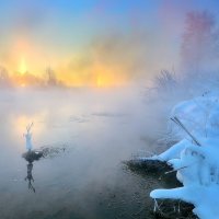 Морозный рассвет...2 :: Андрей Войцехов