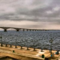 Саратов. Набережная, Волга, мост. :: Anatol L