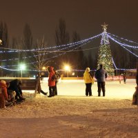 Новогодний каток :: Александр Алексеев