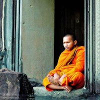 Монах. Angkor Wat :: Tatiana Belyatskaya