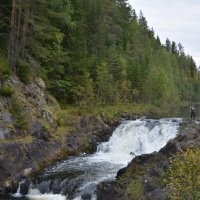 Водопад Кивач.Карелия :: Светлана Ларионова