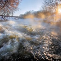 Бурлящие воды заката января... :: Андрей Войцехов