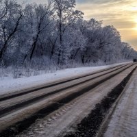 Зимний рассвет :: Владимир Гусаров