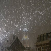 Снегопад в ночном городе :: Inna Vicente Rivas