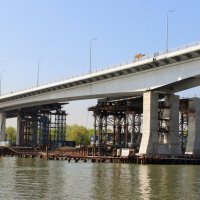Строительство 2-го Ворошиловского моста :: Вячеслав Случившийся