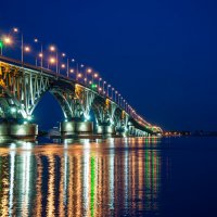 Мост Саратов-Энгельс :: Оксана Гуляева