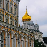Большой Кремлевский дворец и Благовещенский собор Кремля :: Tata Wolf
