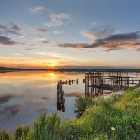 Пруд, Закат :: Александр Кислицын