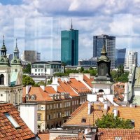 Старая и Новая Варшава. Вид из окна.. :: Tatsiana Latushko