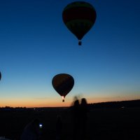 Воздушные шары в синем небе :: G Nagaeva