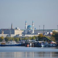 Панорама Казани из порта :: Андрей + Ирина Степановы
