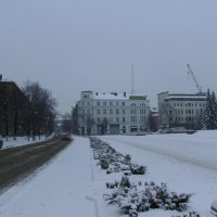 Зима   в    Ивано - Франковске :: Андрей  Васильевич Коляскин
